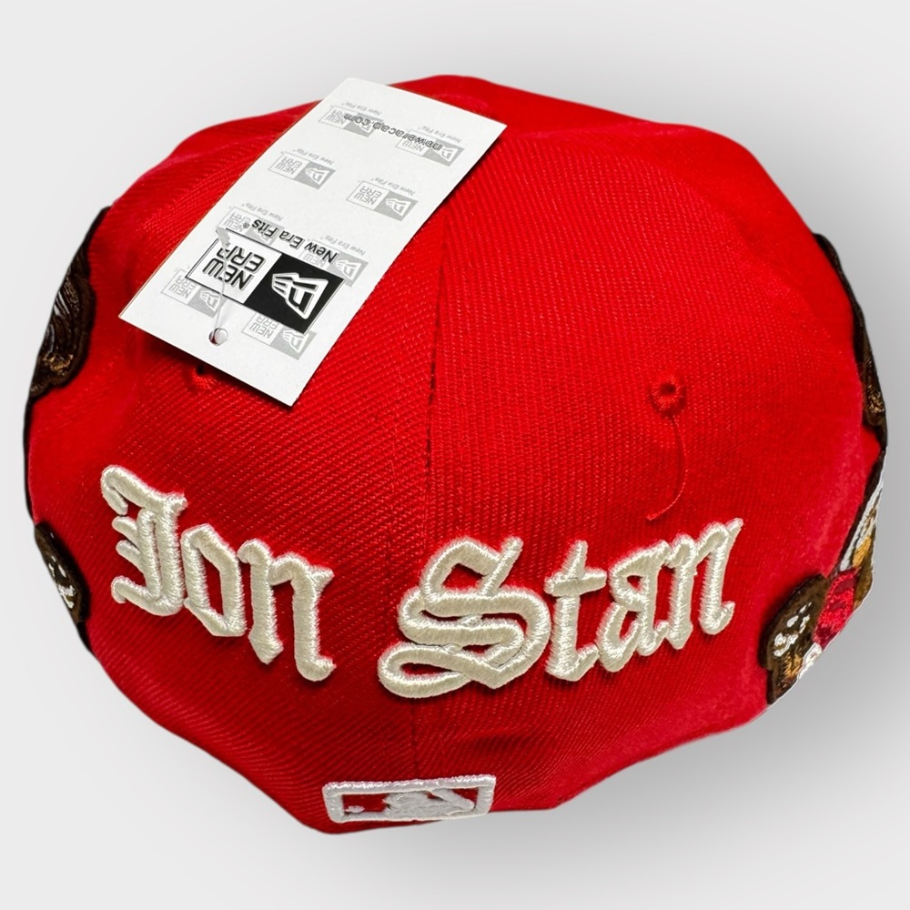 Red NEW YORK Yankees x Jon Stan Size 7 NEW WITH TAGS - Picture 4 of 8